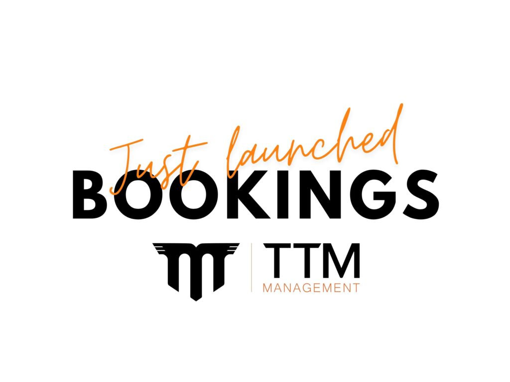 JUST LAUNCHED: TTM BOOKINGS